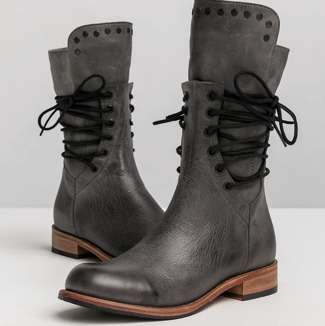 Rebel Leather Boots