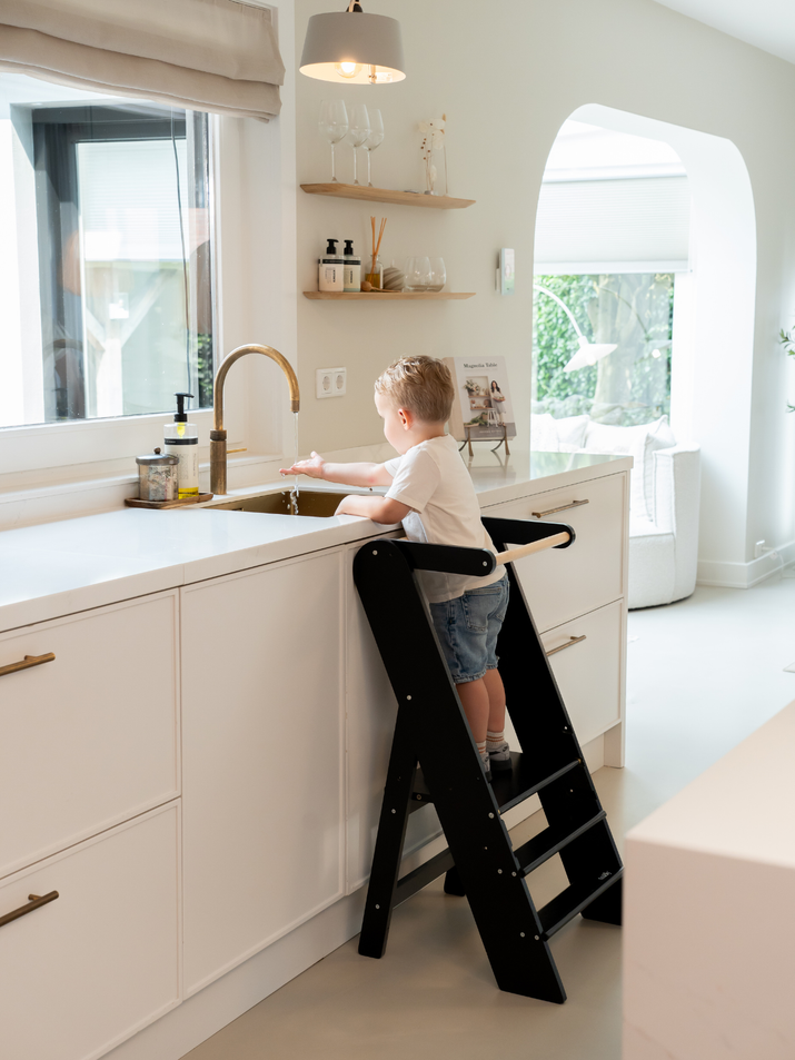 Toadly Maese Montessori Adjustable Learning Tower for Kids - FSC Birch Plywood