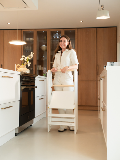 Toadly Maese Montessori Adjustable Learning Tower for Kids - FSC Birch Plywood